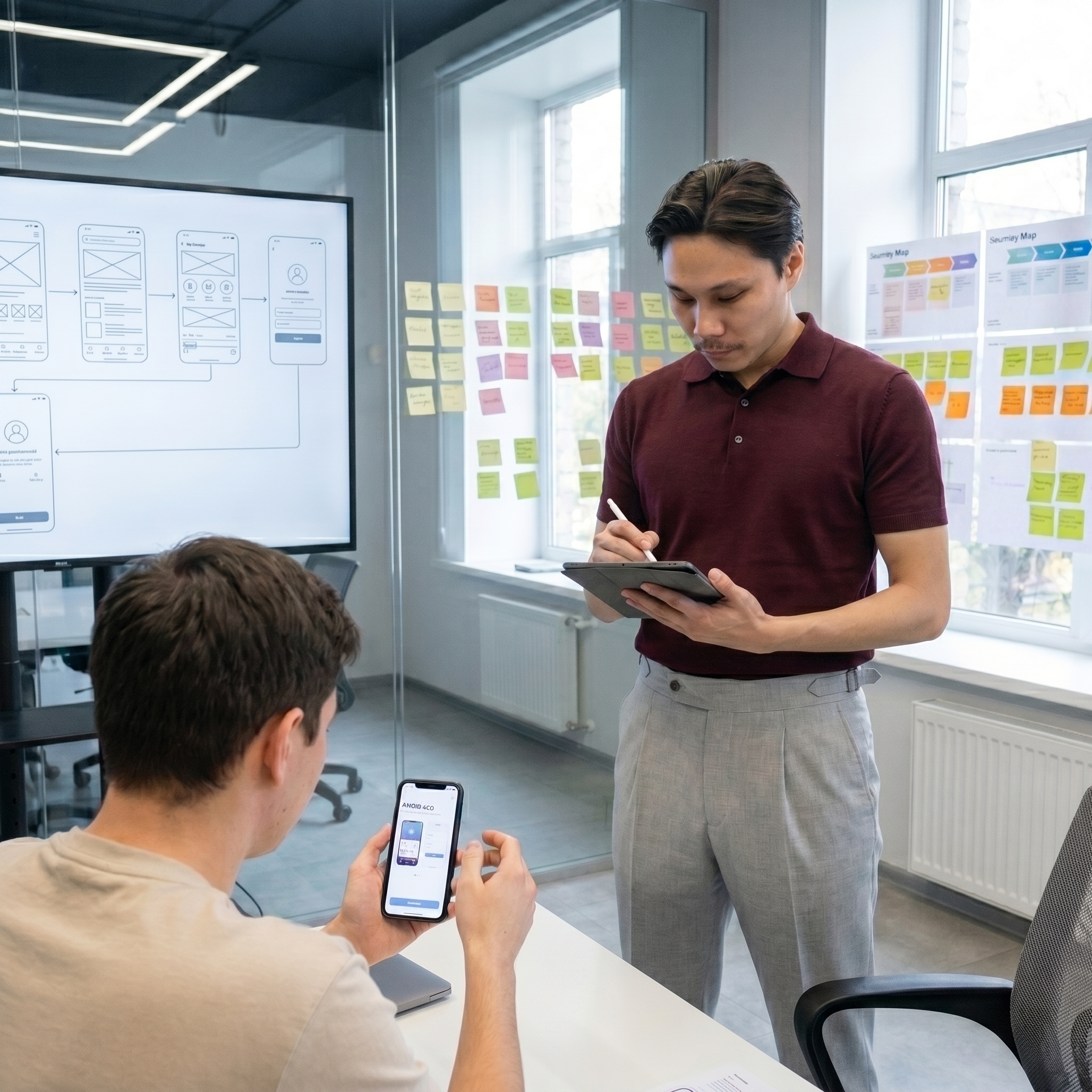 UX Testing session